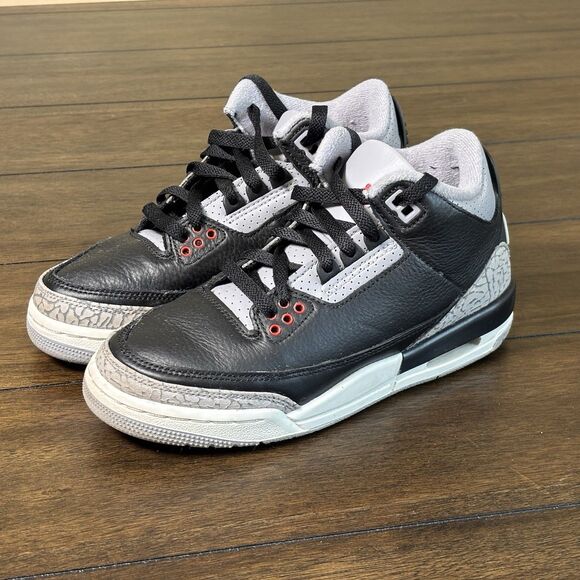 Nike Air Jordan 3 Retro OG GS 'Black Cement' 2024  DM0967-010  Youth Size 4Y - Picture 1 of 7